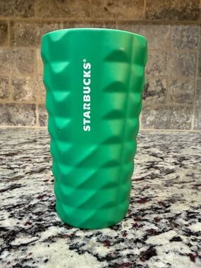 Starbucks Green Ceramic 12 oz Travel Cup 2024